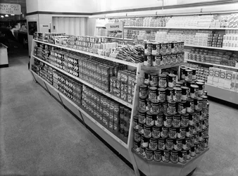 Soup Aisle, Woolworths Store, 1956